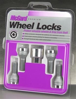 McGard Wheel Lock Bolt Set - 4pk. (Cone Seat) M12X1.5 / 21mm Hex / 36.3mm Shank Length - Chrome thumbnail 2