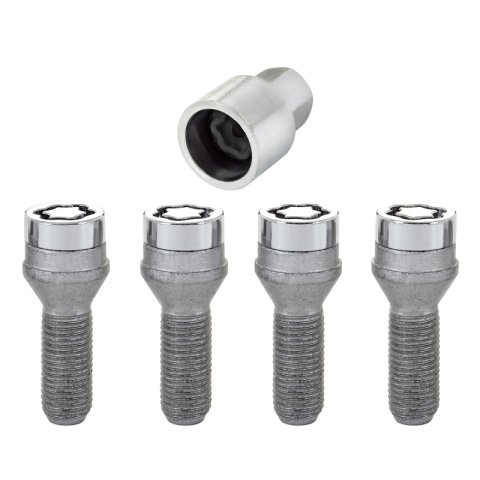 McGard Wheel Lock Bolt Set - 4pk. (Cone Seat) M12X1.75 / 19mm Hex / 28.9mm Shank Length - Chrome thumbnail 6