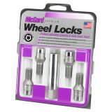 McGard Wheel Lock Bolt Set - 4pk. (Tuner / Cone Seat) M12X1.5 / 17mm Hex / 22.4mm Shank L. - Chrome thumbnail 6