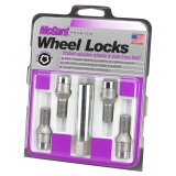 McGard Wheel Lock Bolt Set - 4pk. (Tuner / Cone Seat) M14X1.5 / 17mm Hex / 24.0mm Shank L. - Chrome thumbnail 7