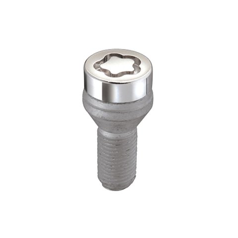 McGard Wheel Lock Bolt Set - 4pk. (Cone Seat) M14X1.25 / 17mm Hex / 27.3mm Shank Length - Chrome thumbnail 2