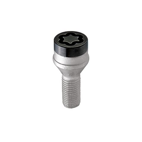 McGard Wheel Lock Bolt Set - 4pk. (Cone Seat) M12X1.25 / 19mm Hex / 25.6mm Shank Length - Black thumbnail 3