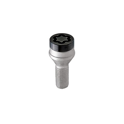 McGard Wheel Lock Bolt Set - 4pk. (Cone Seat) M12X1.25 / 19mm Hex / 25.6mm Shank Length - Black thumbnail 4