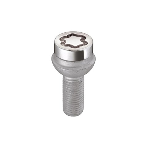 McGard Wheel Lock Bolt Set - 4pk. (Radius Seat) M14X1.5 / 17mm Hex / 26.7mm Shank Length - Chrome thumbnail 1