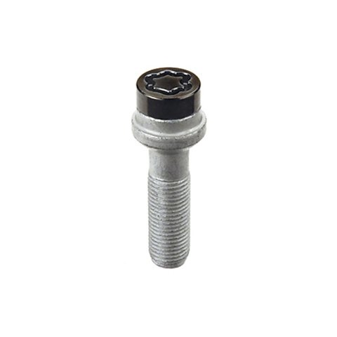 McGard Wheel Lock Bolt Set - 4pk. (Radius Seat) M14X1.5 / 17mm Hex / 45.0mm Shank Length - Black thumbnail 2