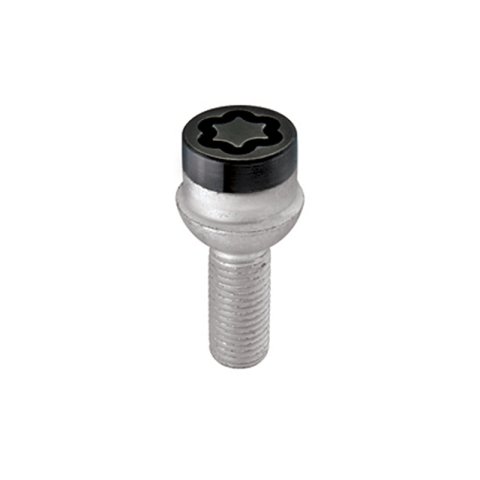 McGard Wheel Lock Bolt Set - 4pk. (Radius Seat) M14X1.5 / 17mm Hex / 26.7mm Shank Length - Black thumbnail 2