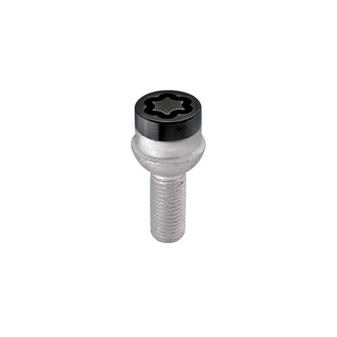 McGard Wheel Lock Bolt Set - 4pk. (Radius Seat) M14X1.5 / 17mm Hex / 26.7mm Shank Length - Black thumbnail 4