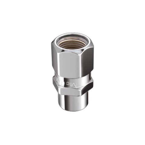 McGard Hex Lug Nut (Drag Racing Short Shank) 1/2-20 / 13/16 Hex / 1.6in. Length (4-Pack) - Chrome thumbnail 2
