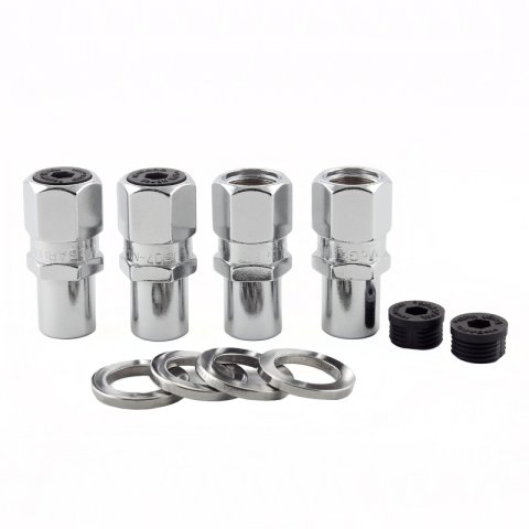 McGard Hex Lug Nut (Drag Racing Reg. Shank) 1/2-20 / 13/16 Hex / 1.86in. Length (4-Pack) - Chrome thumbnail 7