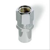 McGard Hex Lug Nut (Drag Racing Reg. Shank) 7/16-20 / 13/16 Hex / 1.86in. Length (4-Pack) - Chrome thumbnail 2