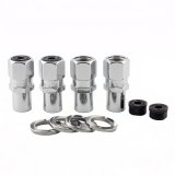 McGard Hex Lug Nut (Drag Racing Reg. Shank) 7/16-20 / 13/16 Hex / 1.86in. Length (4-Pack) - Chrome thumbnail 9
