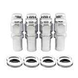 McGard Hex Lug Nut (Long Shank - 1in. / Duplex) 1/2-20 / 7/8 Hex / 2.425in. Length (8-Pack) - Chrome thumbnail 4