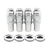 McGard Hex Lug Nut (Long Shank - 1in. / Duplex) 1/2-20 / 7/8 Hex / 2.425in. Length (8-Pack) - Chrome thumbnail 8