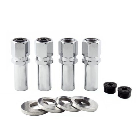 McGard Hex Lug Nut (Drag Racing X-Long Shank) 1/2-20 / 13/16 Hex / 2.475in. Length (4-Pack) - Chrome thumbnail 7