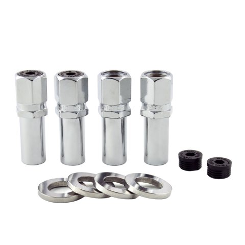 McGard Hex Lug Nut (Drag Racing X-Long Shank) 7/16-20 / 13/16 Hex / 2.475in. Length (4-Pk) - Chrome thumbnail 4