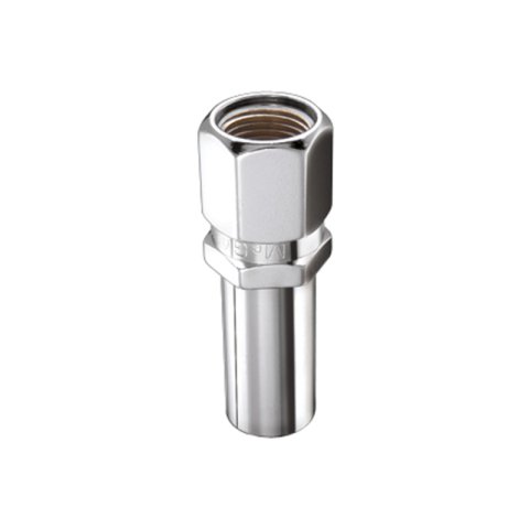 McGard Hex Lug Nut (Drag Racing X-Long Shank) 1/2-20 / 13/16 Hex / 2.475in. Length (4-Pack) - Chrome thumbnail 1