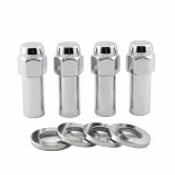 McGard Hex Lug Nut (X-Long Shank - 1.365in.) 1/2-20 / 13/16 Hex / 2.27in. Length (4-Pack) - Chrome thumbnail 7