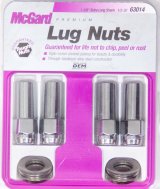 McGard Hex Lug Nut (X-Long Shank - 1.365in.) 1/2-20 / 13/16 Hex / 2.27in. Length (4-Pack) - Chrome thumbnail 9