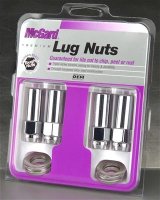 McGard Hex Lug Nut (X-Long Shank - 1.365in.) 7/16-20 / 13/16 Hex / 2.27in. Length (4-Pack) - Chrome thumbnail 3