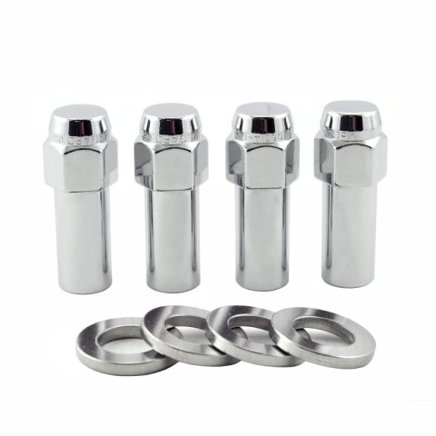 McGard Hex Lug Nut (X-Long Shank) M12X1.5 CTR Washer / 13/16 Hex / 2.27in. Length (4-Pack) - Chrome thumbnail 8