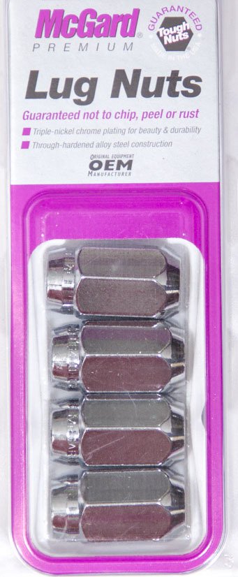 McGard Hex Lug Nut (Cone Seat) M12X1.5 / 13/16 Hex / 1.5in. Length (4-Pack) - Chrome thumbnail 7