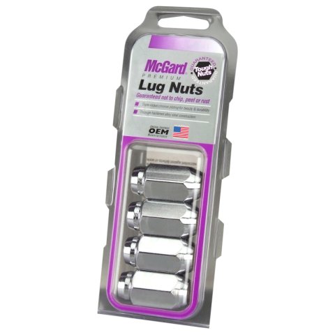 McGard Hex Lug Nut (Cone Seat) 9/16-18 / 7/8 Hex / 1.75in. Length (4-Pack) - Chrome thumbnail 4