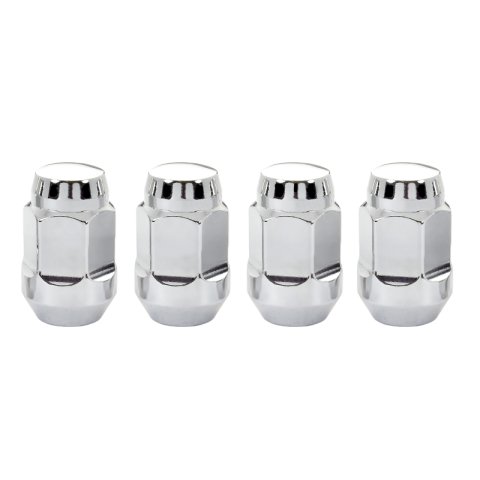 McGard Hex Lug Nut (Cone Seat Bulge Style) 1/2-20 / 3/4 Hex / 1.45in. Length (4-pack) - Chrome thumbnail 5
