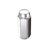 McGard Hex Lug Nut (Cone Seat) M12X1.75 / 13/16 Hex / 1.815in. Length (4-Pack) - Chrome thumbnail 4