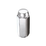 McGard Hex Lug Nut (Cone Seat) M12X1.75 / 13/16 Hex / 1.815in. Length (4-Pack) - Chrome thumbnail 5