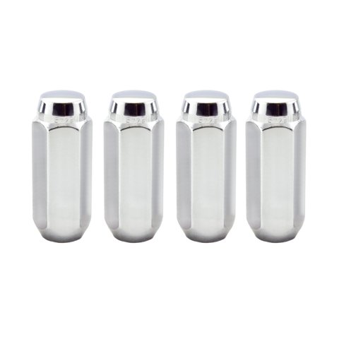 McGard Hex Lug Nut (Cone Seat / Duplex) M14X2.0 / 13/16 Hex / 2.25in. Length (4-Pack) - Chrome thumbnail 4