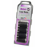 McGard Hex Lug Nut (Cone Seat) M14X1.5 / 22mm Hex / 1.945in. Length (4-Pack) - Black thumbnail 1