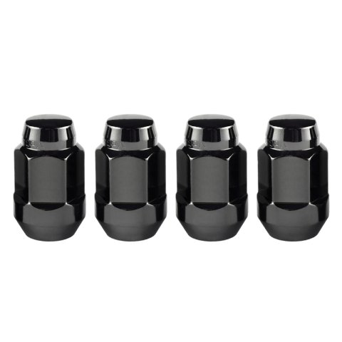 McGard Hex Lug Nut (Cone Seat Bulge Style) 1/2-20 / 3/4 Hex / 1.45in. Length (4-pack) - Black thumbnail 4