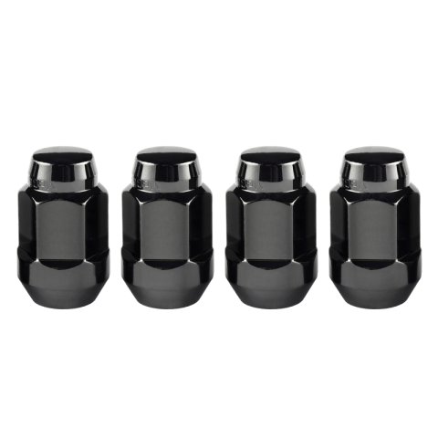 McGard Hex Lug Nut (Cone Seat Bulge Style) 1/2-20 / 3/4 Hex / 1.45in. Length (4-pack) - Black thumbnail 5