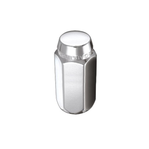 McGard Hex Lug Nut (Cone Seat) M14X1.5 / 22mm Hex / 1.635in. Length (4-Pack) - Chrome thumbnail 1