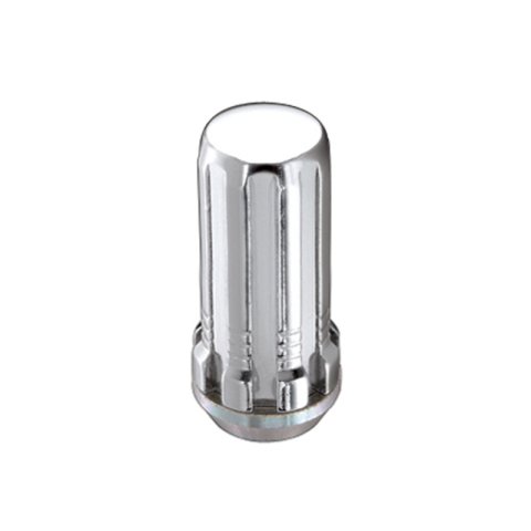 McGard SplineDrive Lug Nut (Cone Seat) M14X1.5 / 1.935in. Length (4-Pack) - Chrome (Req. Tool) thumbnail 1