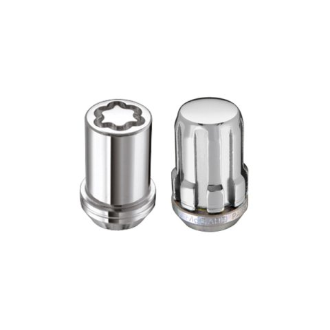 McGard SplineDrive Tuner 4 Lug Install Kit w/Locks & Tool (Cone) M12X1.5 / 13/16 Hex - Chrome thumbnail 3