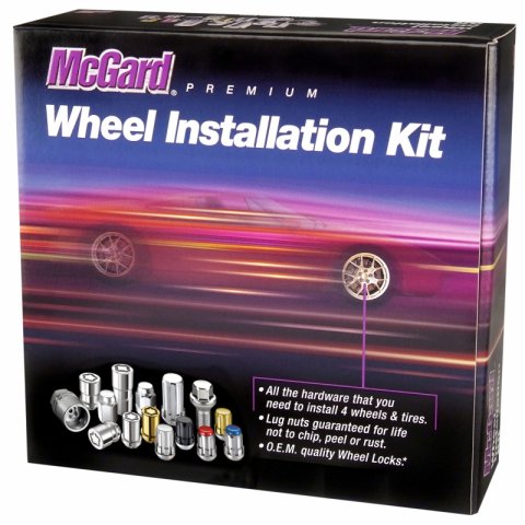 McGard SplineDrive Tuner 4 Lug Install Kit w/Locks & Tool (Cone) M12X1.5 / 13/16 Hex - Chrome thumbnail 5