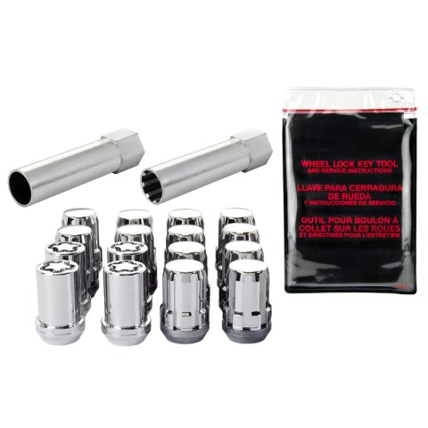 McGard SplineDrive Tuner 4 Lug Install Kit w/Locks & Tool (Cone) M12X1.5 / 13/16 Hex - Chrome thumbnail 6