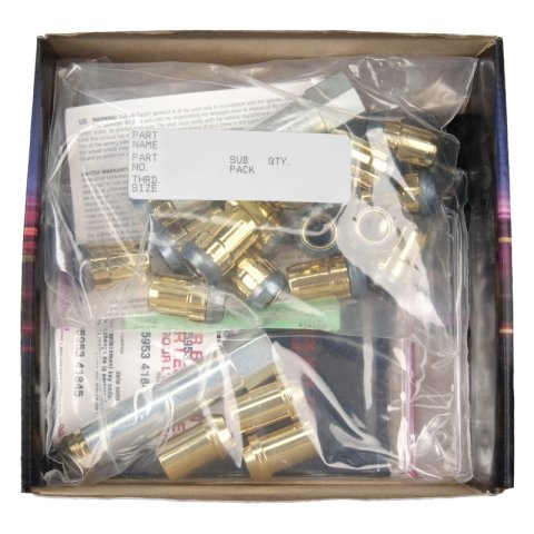McGard SplineDrive Tuner 4 Lug Install Kit w/Locks & Tool (Cone) M12X1.5 / 13/16 Hex - Gold thumbnail 8