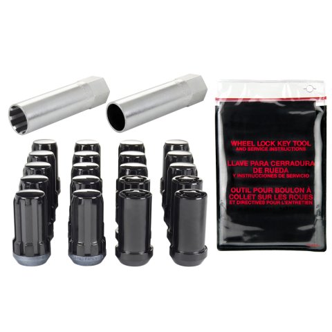 McGard SplineDrive Tuner 5 Lug Install Kit w/Locks & Tool (Cone) M14X1.5 / 22mm Hex - Blk thumbnail 4