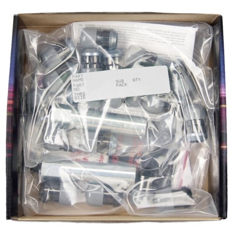 McGard SplineDrive Tuner 5 Lug Install Kit w/Locks & Tool (Cone) M12X1.25 / 13/16 Hex - Black thumbnail 5