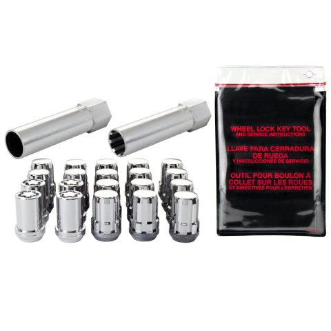 McGard SplineDrive Tuner 5 Lug Install Kit w/Locks & Tool (Cone) M12X1.5 / 13/16 Hex - Chrome thumbnail 5