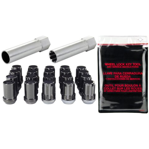 McGard SplineDrive Tuner 5 Lug Install Kit w/Locks & Tool (Cone) M12X1.5 / 13/16 Hex - Blk thumbnail 3