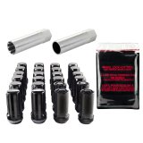 McGard SplineDrive Tuner 6 Lug Install Kit w/Locks & Tool (Cone) M14X1.5 / 1in. Hex - Blk thumbnail 4