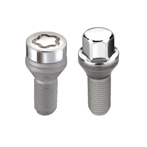 McGard 5 Lug Hex Install Kit w/Locks (Cone Seat Bolt) M14X1.5 / 17mm Hex / 28.0mm Shank L. - Chrome thumbnail 3