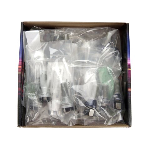 McGard 5 Lug Hex Install Kit w/Locks (Cone Seat Bolt) M14X1.5 / 17mm Hex / 30.5mm Shank L. - Black thumbnail 5