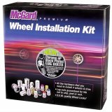 McGard 5 Lug Hex Install Kit w/Locks (Cone Seat Bolt) M12X1.25 / 17mm Hex / 25.6mm Shank L. - Black thumbnail 1