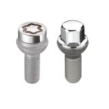 McGard 5 Lug Hex Install Kit w/Locks (Radius Seat Bolt) M14X1.5 / 17mm Hex / 26.3mm Shank L - Chrome thumbnail 5