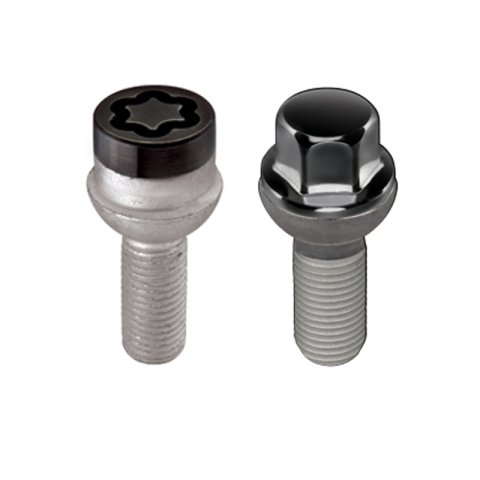 McGard 5 Lug Hex Install Kit w/Locks (Radius Seat Bolt) M14X1.5 / 17mm Hex / 26.3mm Shank L. - Black thumbnail 5