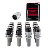 McGard 5 Lug Hex Install Kit w/Locks (Radius Seat Bolt) M14X1.5 / 17mm Hex / 35.4mm Shank L. - Black thumbnail 5